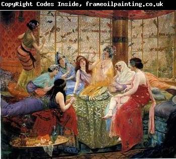 unknow artist Arab or Arabic people and life. Orientalism oil paintings  227